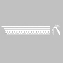 Плинтус потолочный с рисунком DECOMASTER DT-22 (78*50*2400мм)