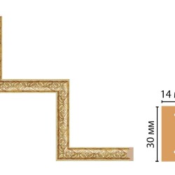 Декоративный угловой элемент DECOMASTER 157-1-933 (300*300мм)